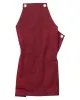 Potenza X Classic - Latzschürze mit Ösen - regency red